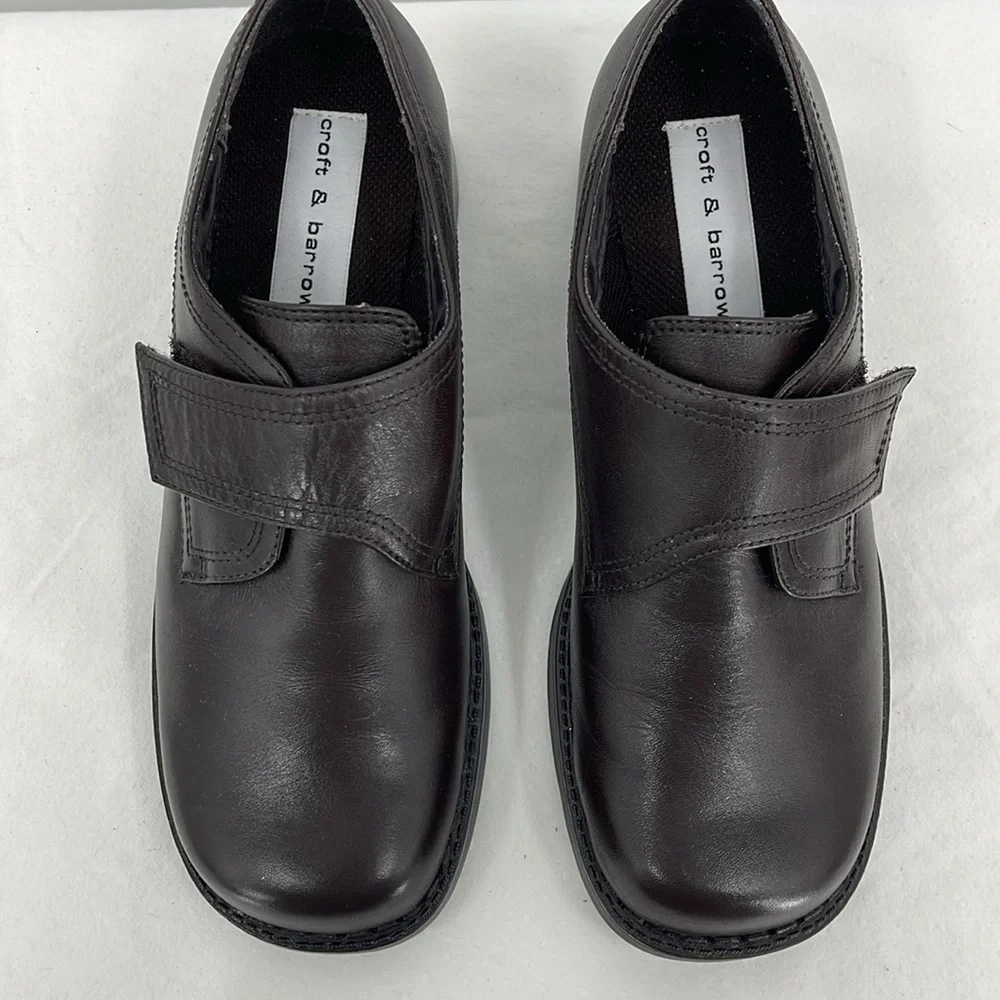 CROFT & BARROW SIZE 7.5M WOMENS BROWN  Leather Shoes